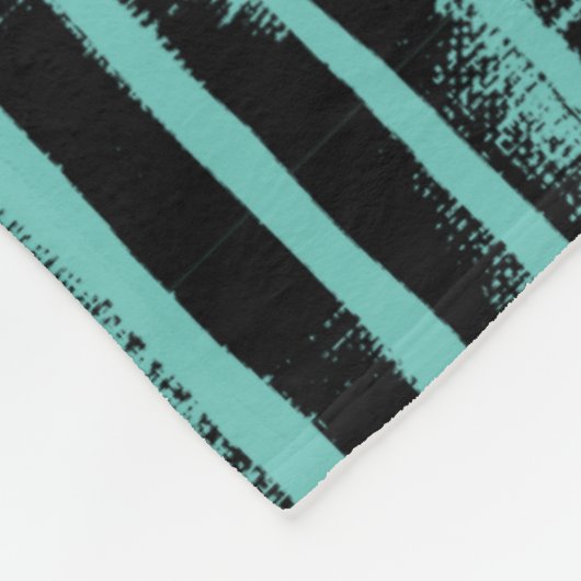 Blaugrün Fleecedecke (Ecke)