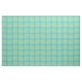 Blaugrün kariertes abstraktes Muster Stoff (Fat Quarter (45,7 x 55,9 cm))