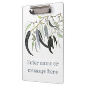 Blaugrün Klemmbrett (Links)