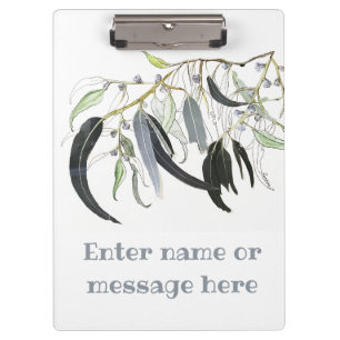 Blaugrün Klemmbrett