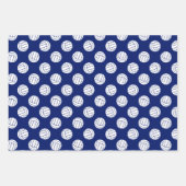 Blaugrün-Mannschaftsfarben, die Volleyball koordin Geschenkpapier Set (Vorderseite 2)