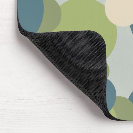 Blaugrün-Molecules-Mauspad Mousepad (Ecke)