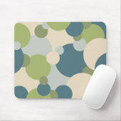 Blaugrün-Molecules-Mauspad Mousepad (Mit Mouse)