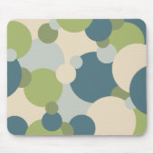 Blaugrün-Molecules-Mauspad Mousepad (Vorne)