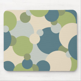 Blaugrün-Molecules-Mauspad Mousepad