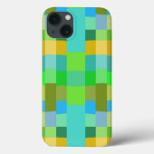 Blaugrün Orange Lila Creamy Muster Abstrakt Case-Mate iPhone Hülle (Rückseite)