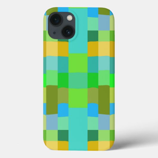 Blaugrün Orange Lila Creamy Muster Abstrakt Case-Mate iPhone Hülle (Rückseite)