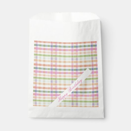 Blaugrün rosa geschenktütchen (Vorderseite)