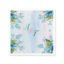 Blaugrün und weiche Pinks