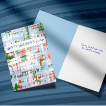 Blaugrün Weiß Rot Abstrakter Expressionismus