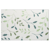 Blaugrüne Botanische Blätter Muster Stoff (Fat Quarter (45,7 x 55,9 cm))