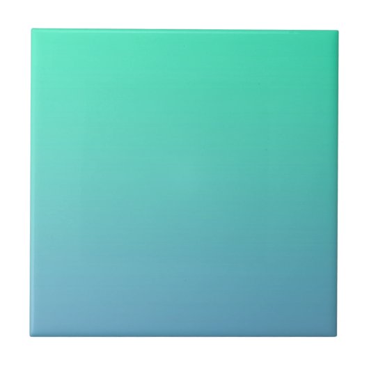 Blaugrüne Farbe Fliese (Vorderseite)