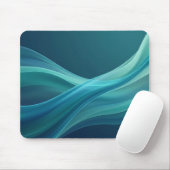 Blaugrüne Fließband-Mauspad Mousepad (Mit Mouse)