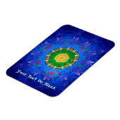 Blaugrüne Gefärbte Krawatte Magnet (Linke Seite)