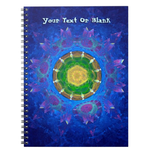 Blaugrüne Gefärbte Krawatte Notizblock (Vorderseite)