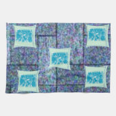 blaugrüne Küchenhandtuch Handtuch (Horizontal)