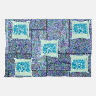 blaugrüne Küchenhandtuch Handtuch