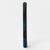 Blaugrüne Mandala Case-Mate iPhone Hülle (Hinten/Links)