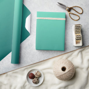 Blaugrüne Meeresgrün Blaue Aquamarintöne Geschenkpapier