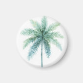 Blaugrüne Palme Magnet (Vorne)