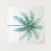 Blaugrüne Palme Wandteppich (Vorderseite (Horizontal))