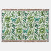 Blaugrüne Schmetterlinge Decke (Vorderseite)