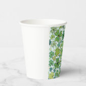 Blaugrüne Shamrock-Kleeblatt-Papierbecher Pappbecher (Rechts)
