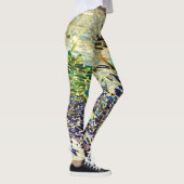 Blaugrüne spanische Mosaik Leggings (Rechts)