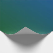 Blaugrüne Steigung Geschenkpapier (Ecke)