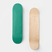 Blaugrüne strukturierte Oberfläche mit subtiler Wi Skateboard (Vorderseite)