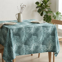 Blaugrüne Wasserfarbe Tropisches Blatt