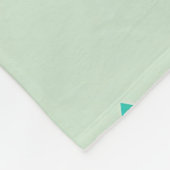 Blaugrüner Argyle-Diamant-Muster Fleecedecke (Ecke)