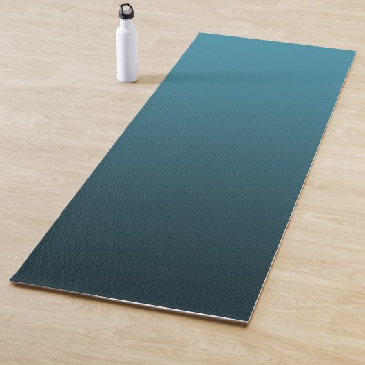 Blaugrüner Farbverlauf Yogamatte