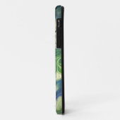 Blaugrüner gemarmorter Telefon-Kasten Case-Mate iPhone Hülle (Hinten/Links)