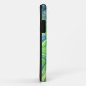 Blaugrüner gemarmorter Telefon-Kasten Case-Mate iPhone Hülle (Hinten/Rechts)