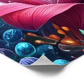 Blaugrüner Kolibri Poster (Ecke)