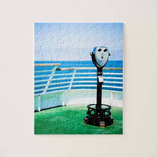 Blaugrüner Sucher Puzzle (Vertikal)