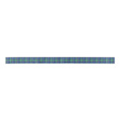 Blaugrüner Tartan Karomuster MacKenzie Clan Satinband (Vorderseite)