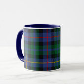 Blaugrüner Tartan Tasse (Vorderseite Links)