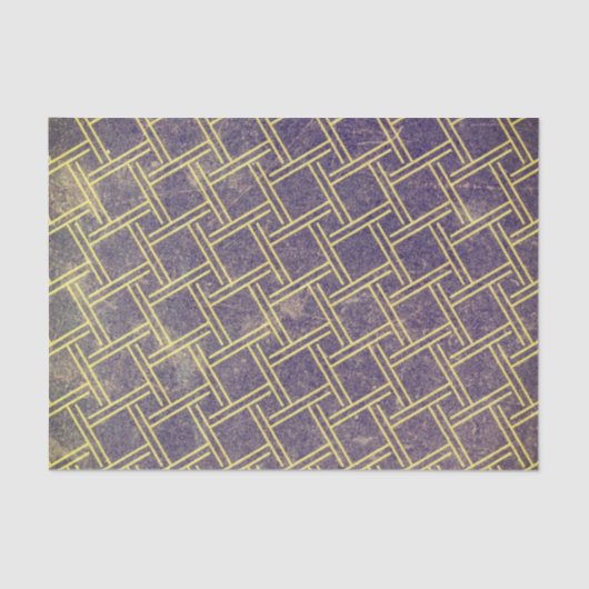 Blaugrunge Textur Abstrakt Geometrisch gestört Seidenpapier (Vorderseite)