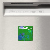 Blauhaarschwimmen Magnet (In Situ (Geschirrspüler))