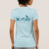 Blauhäher - Schaufel T-Shirt (Rückseite)