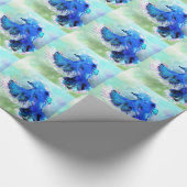 Blauhäher Swaylrg Geschenkpapier (Ecke)