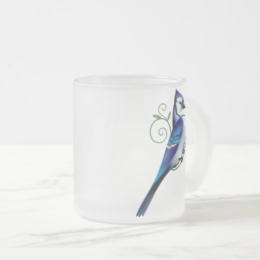 Blauhäher-Tag Mattglastasse (VorderseiteRechts)