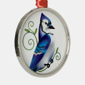 Blauhäher-Tag Ornament Aus Metall (Rechts)