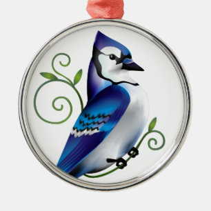 Blauhäher-Tag Ornament Aus Metall