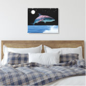 Blauhai Leinwanddruck (Insitu (Schlafzimmer))