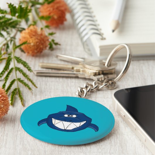 Blauhai Schlüsselanhänger (Seite)