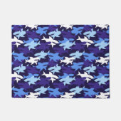 Blauhaie Camouflage Muster Fußmatte (Vorderseite)