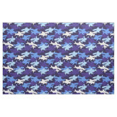 Blauhaie Camouflage Muster Stoff (Fat Quarter (45,7 x 55,9 cm))